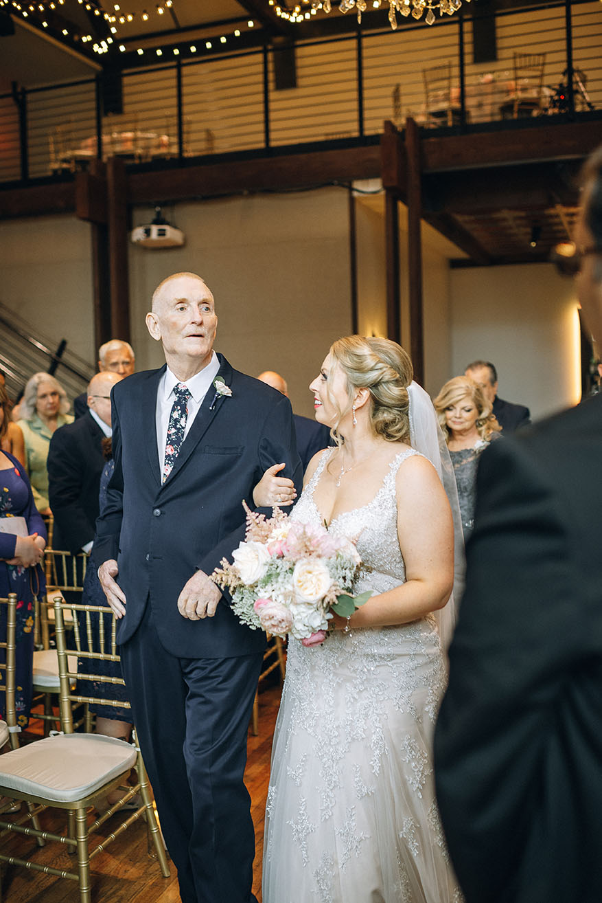 Nicole Walking Down Aisle With Dad