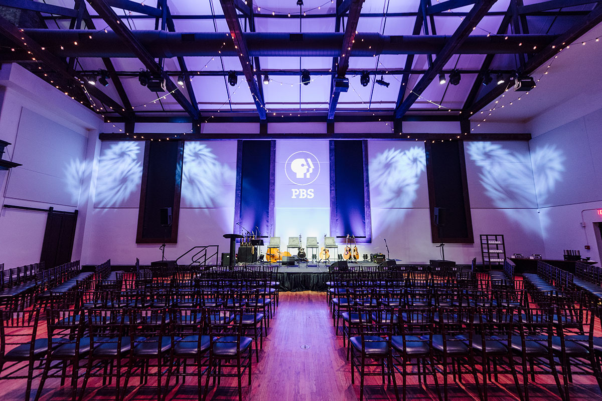PBS Southern-inspired Corporate Event Setup