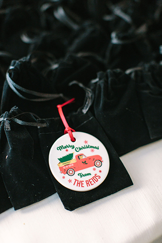 Christmas Inspired Party Favor