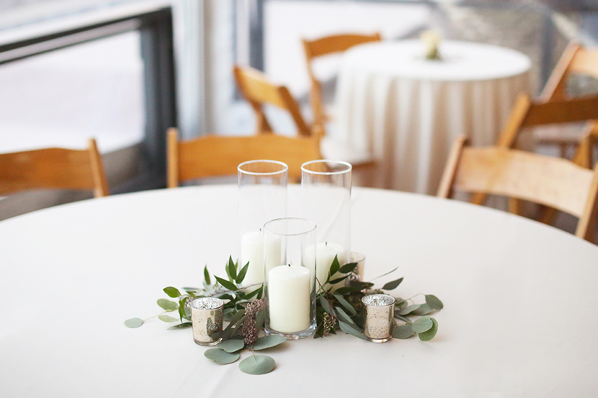 Table Setting at Robin and Will's Reception