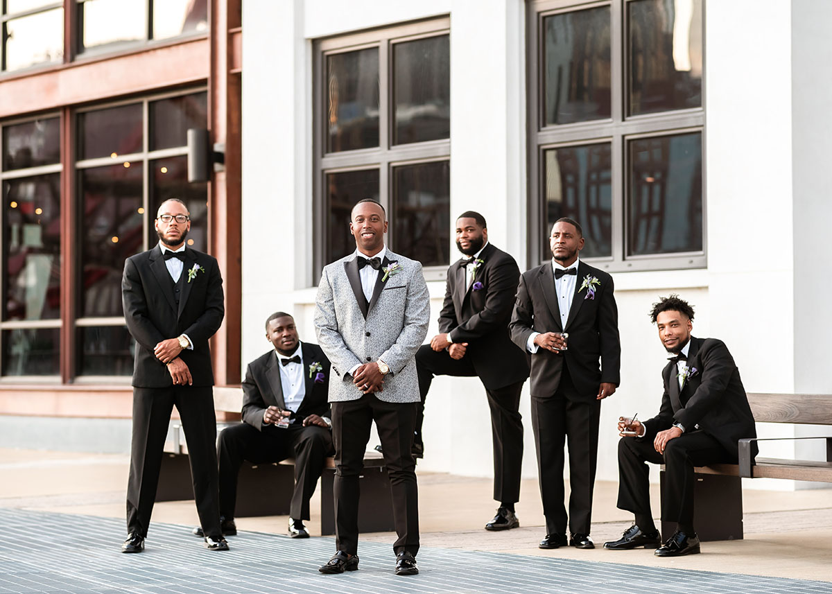 Fred and His Groomsmen