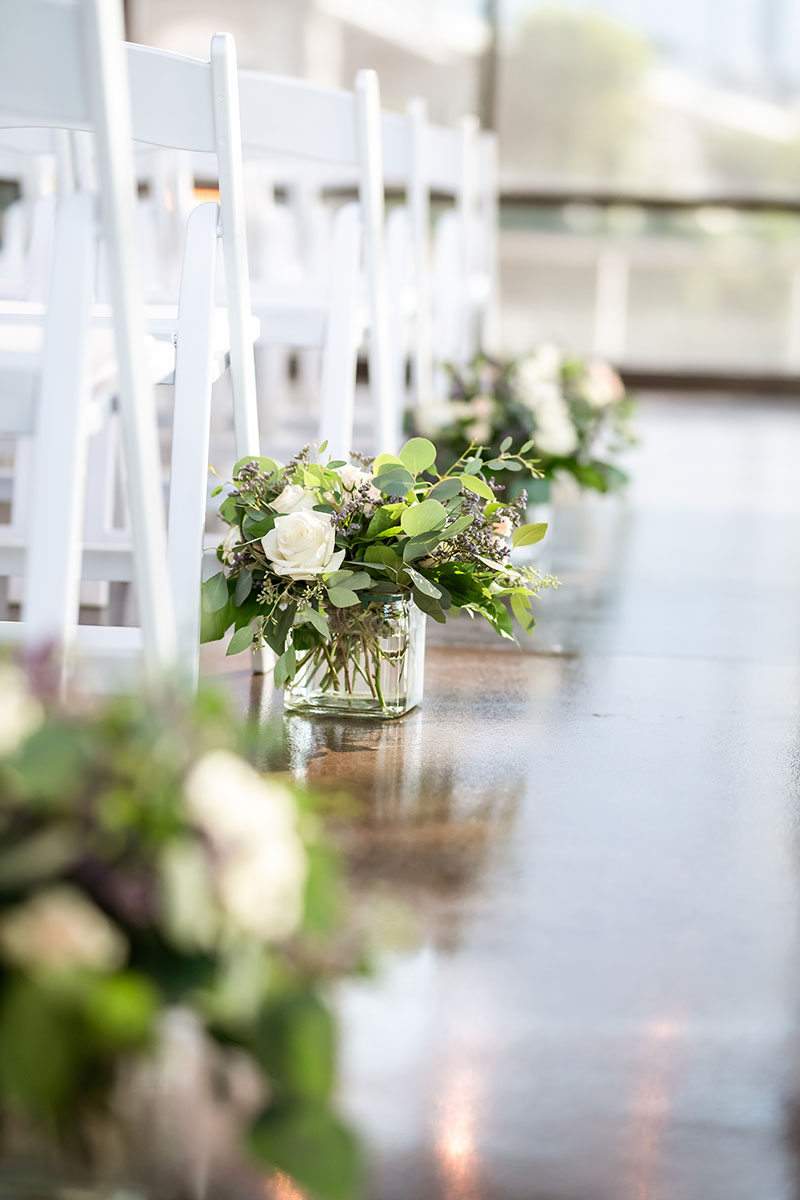 Kelly and Fred's Ceremony Aisle