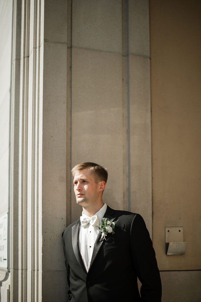 Josh Before The Wedding Ceremony