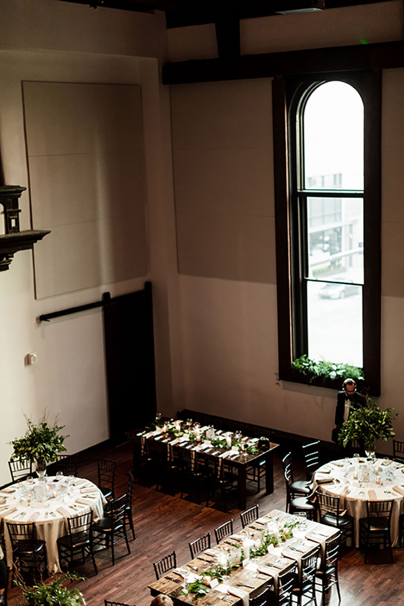 Elegant Rustic Wedding Reception Tables