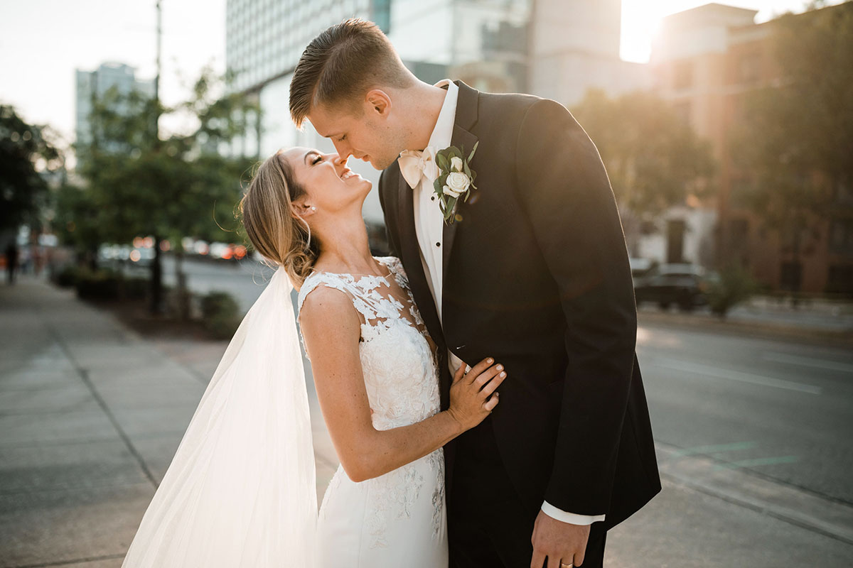 Margot and Josh After Their Wedding Ceremony