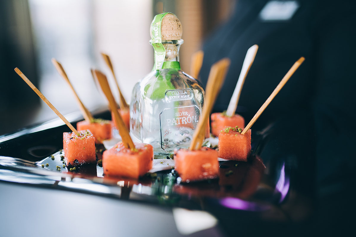 Tequila Infused Watermelon Bites