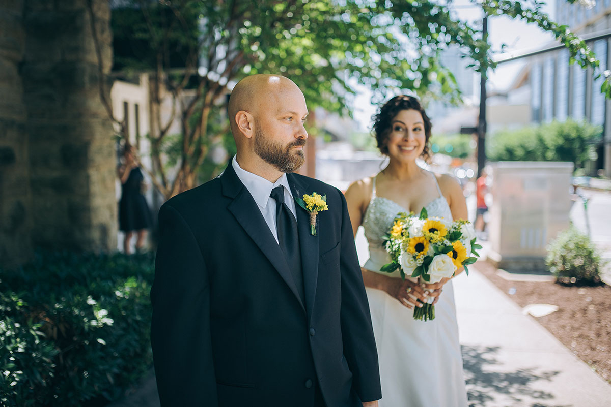 Marie and Matt's Simply Sweet First Look