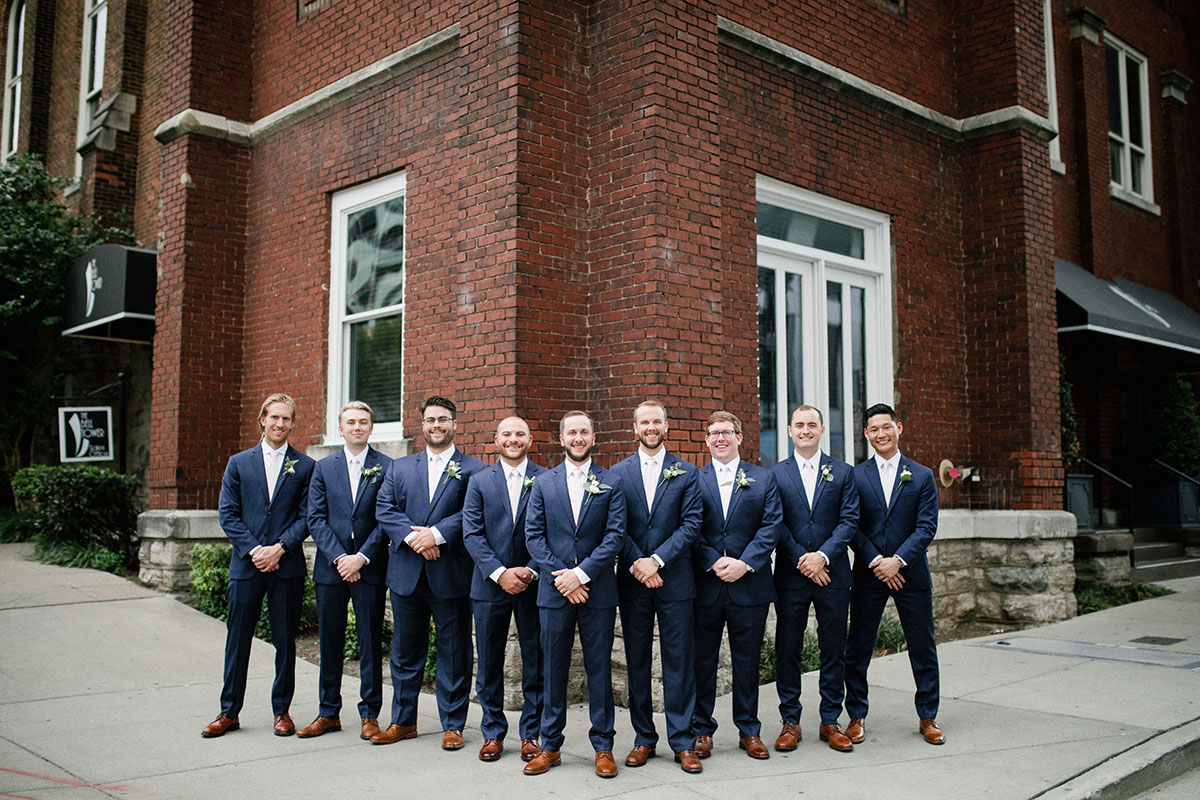 Brooks and His Groomsmen