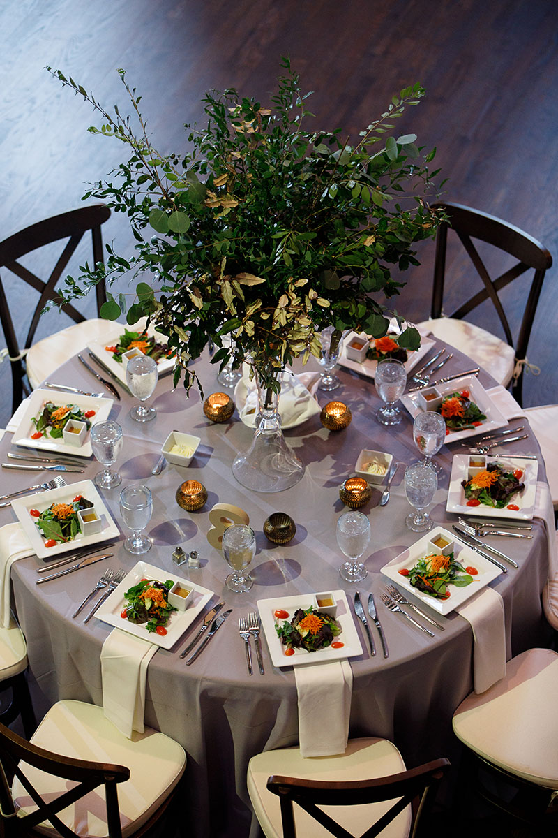 Cool Organic Wedding Table Setting