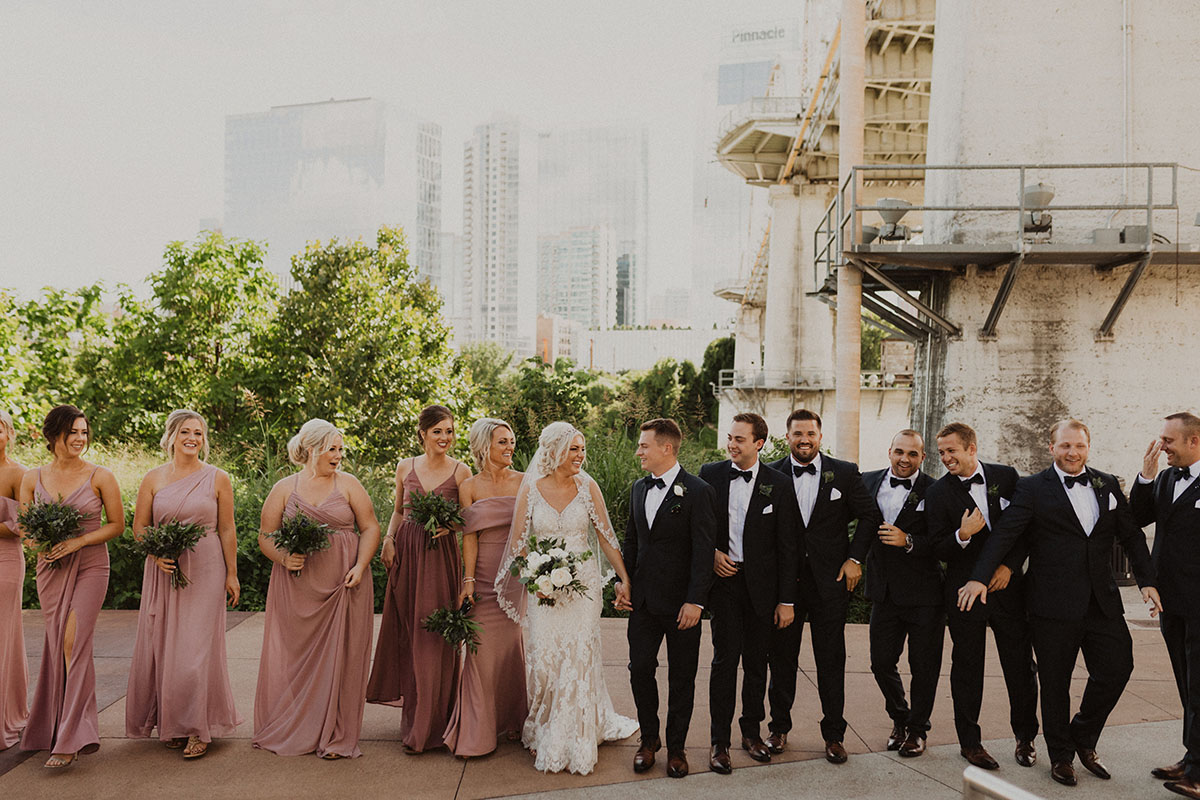 Whitney and Ryan's Simple Modern Wedding