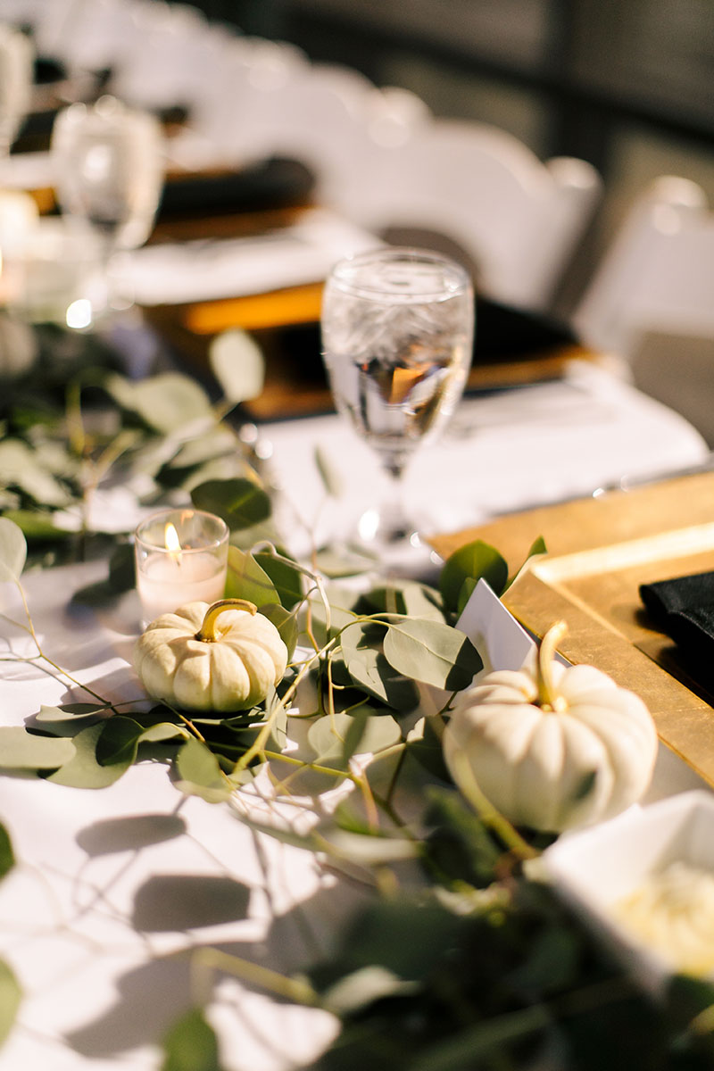 Classic Fall Wedding Centerpiece