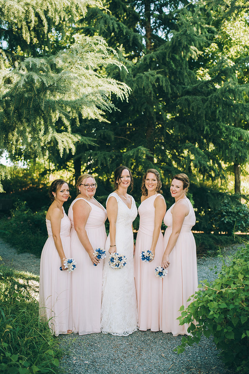 Erin with Bridesmaids