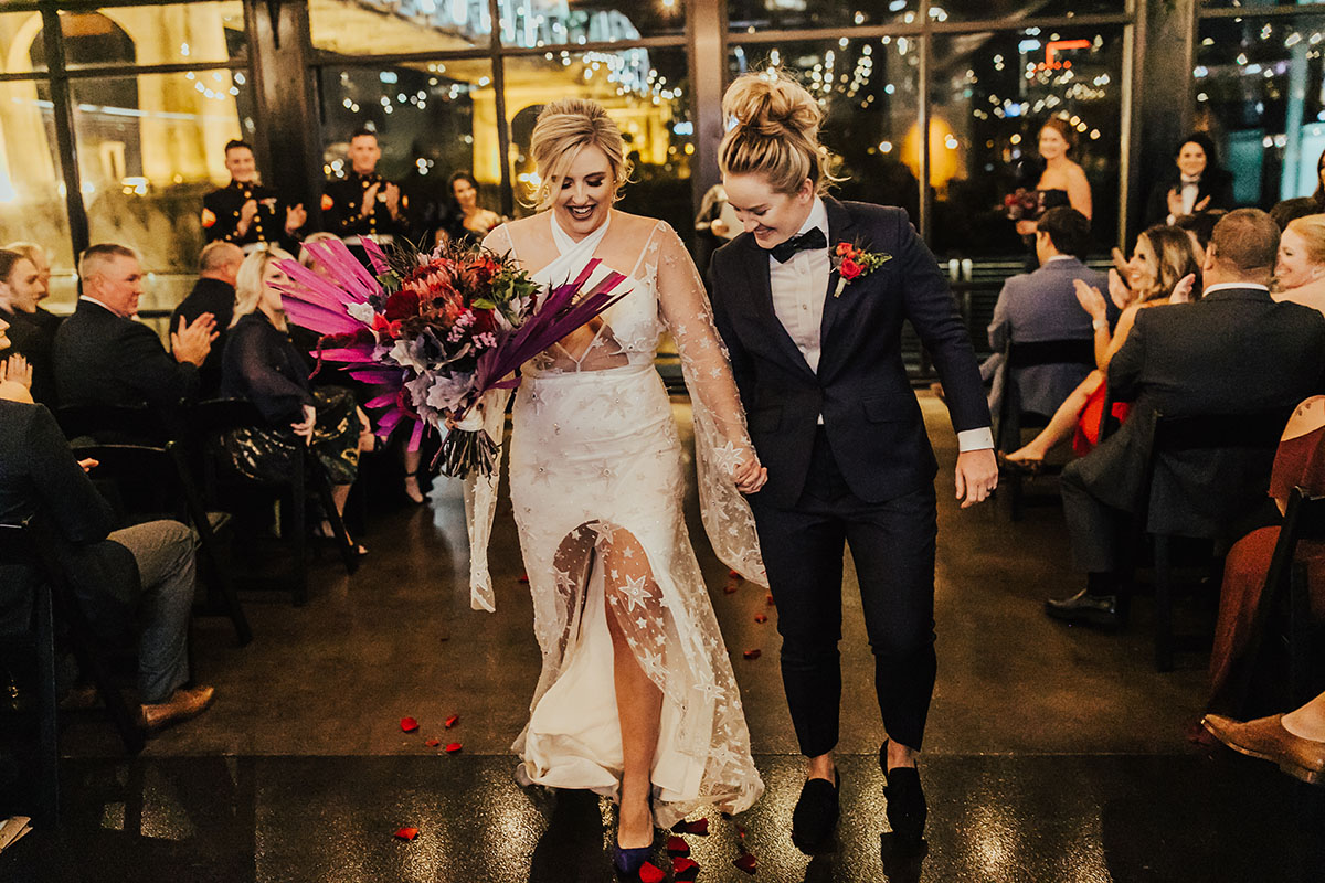 Maddie and Jordan's Wedding Ceremony Recessional