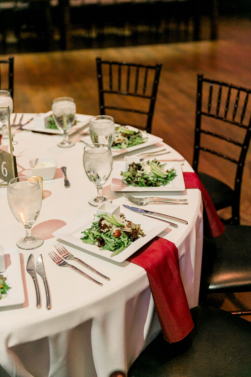 Reception Table Setting