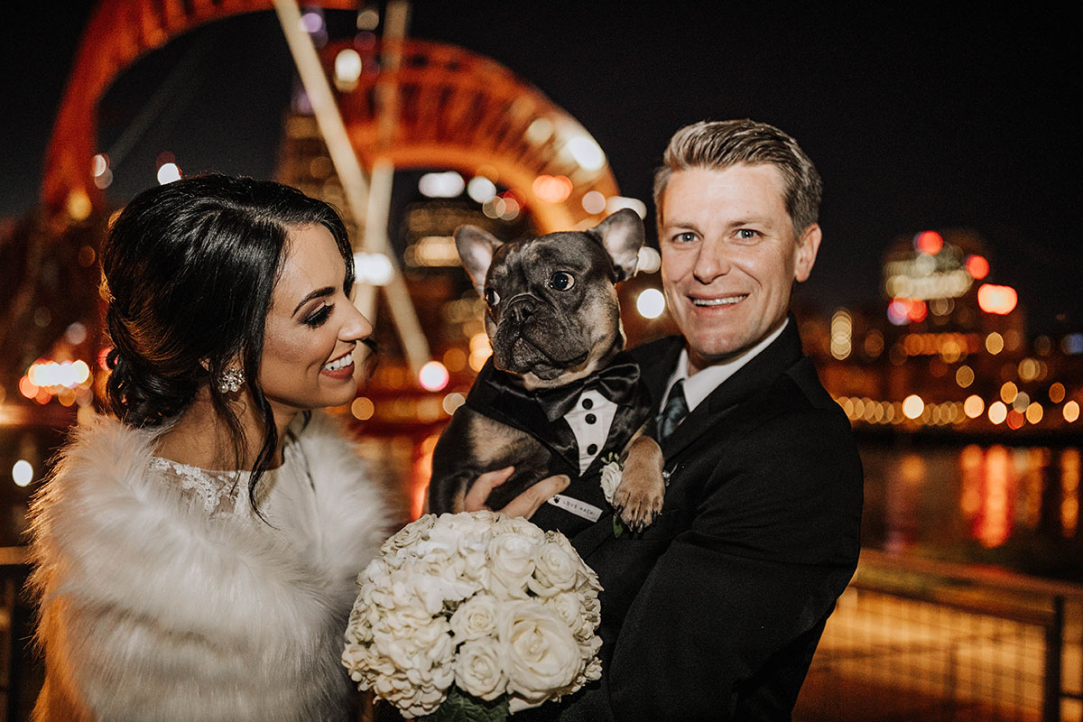 Jonna and Brian with Pup