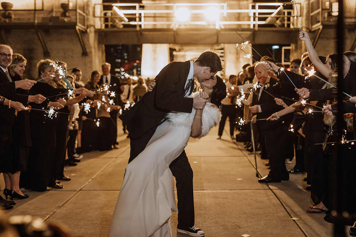 Jonna and Brian's Wedding Exit