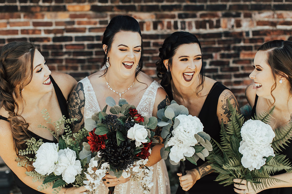 Stephanie and Her Bridesmaids