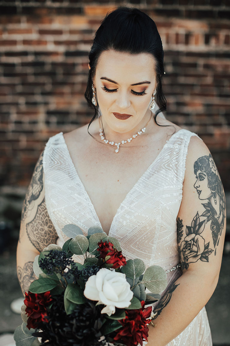 Stephanie Holding Moody Southern Wedding Bouquet