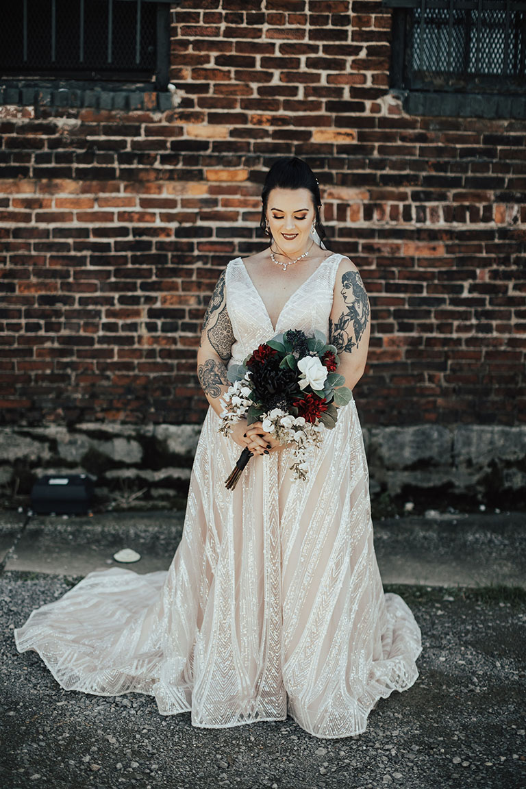 Stephanie Holding Moody Southern Wedding Bouquet