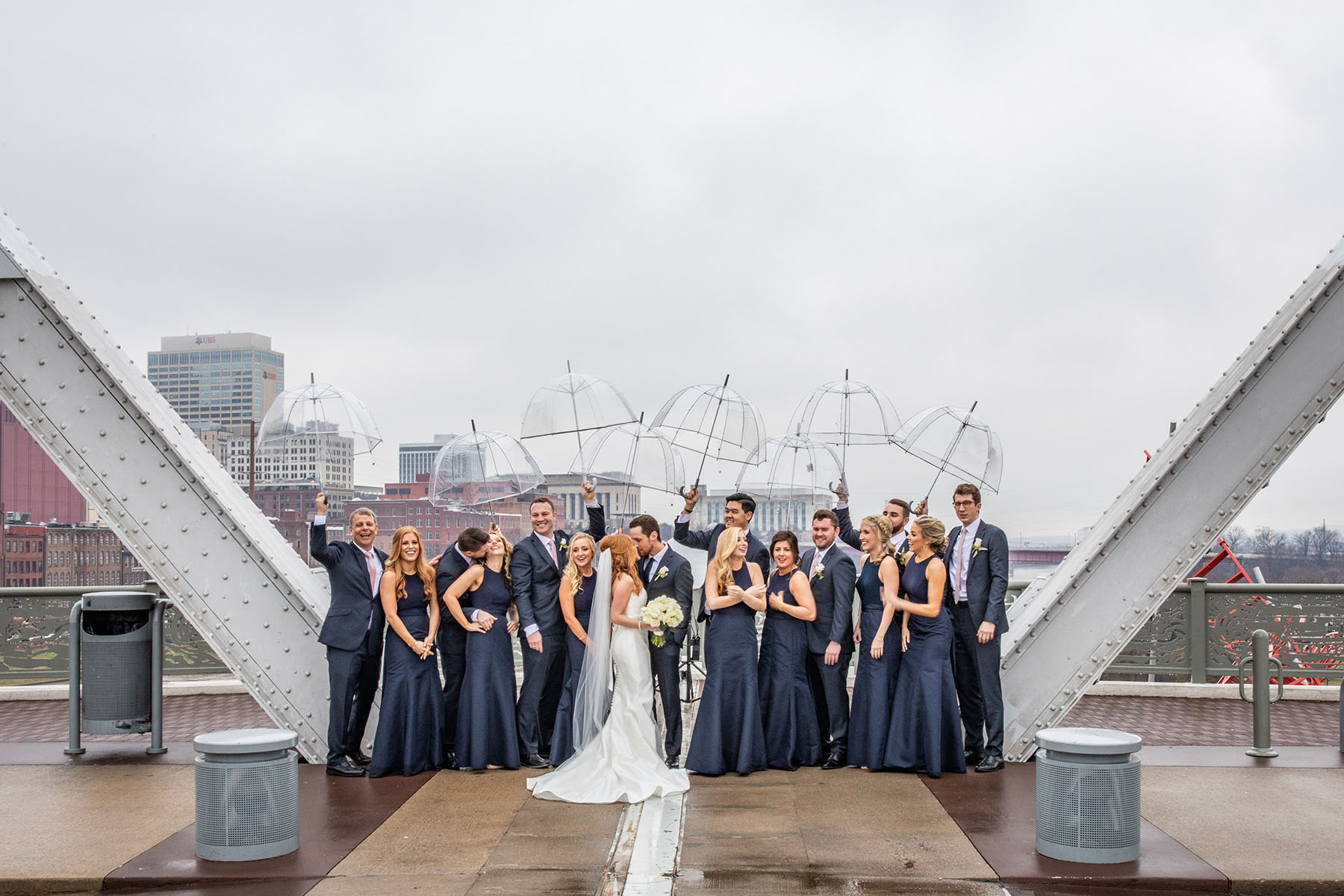 Kelsey and Dylan's Rainy Wedding Day