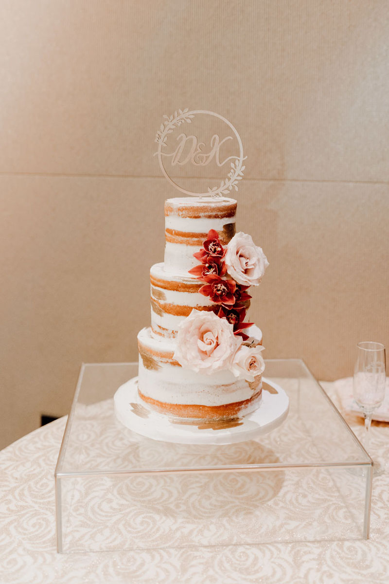 Boho-Inspired Wedding Cake