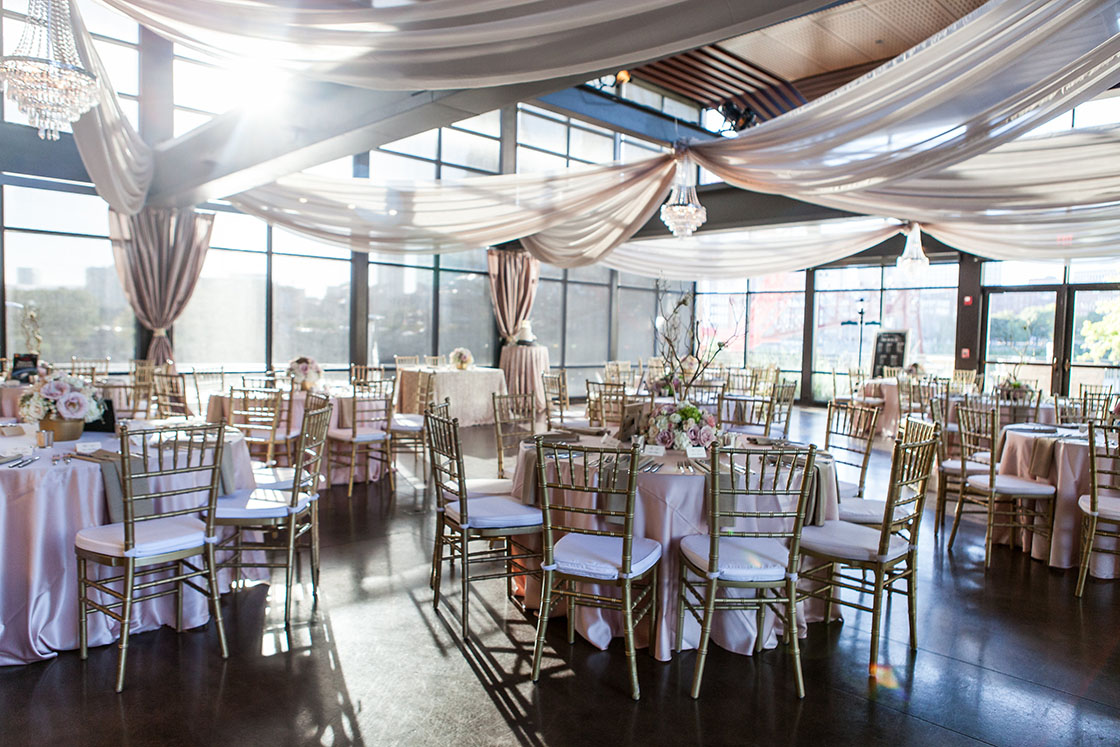 Romantic Glam Wedding Reception Setup