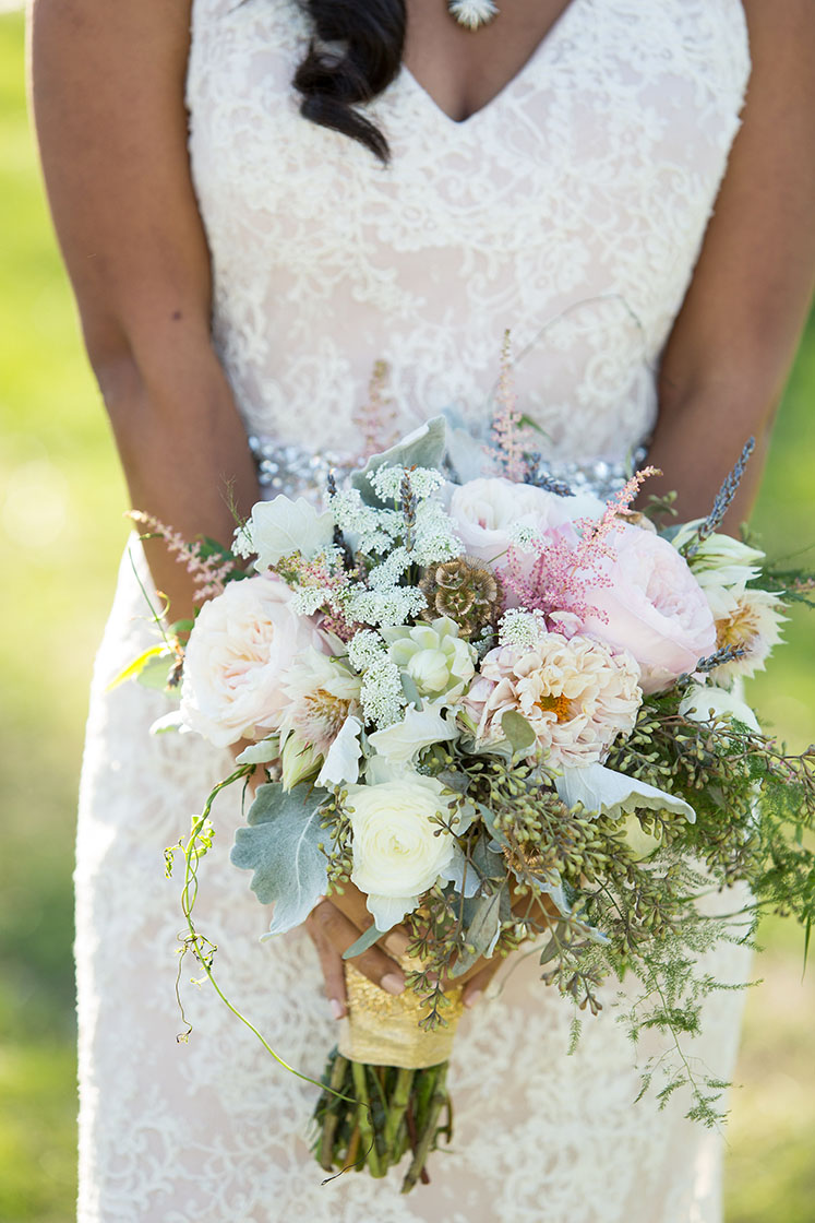 Romantic Glam Wedding Bouquet