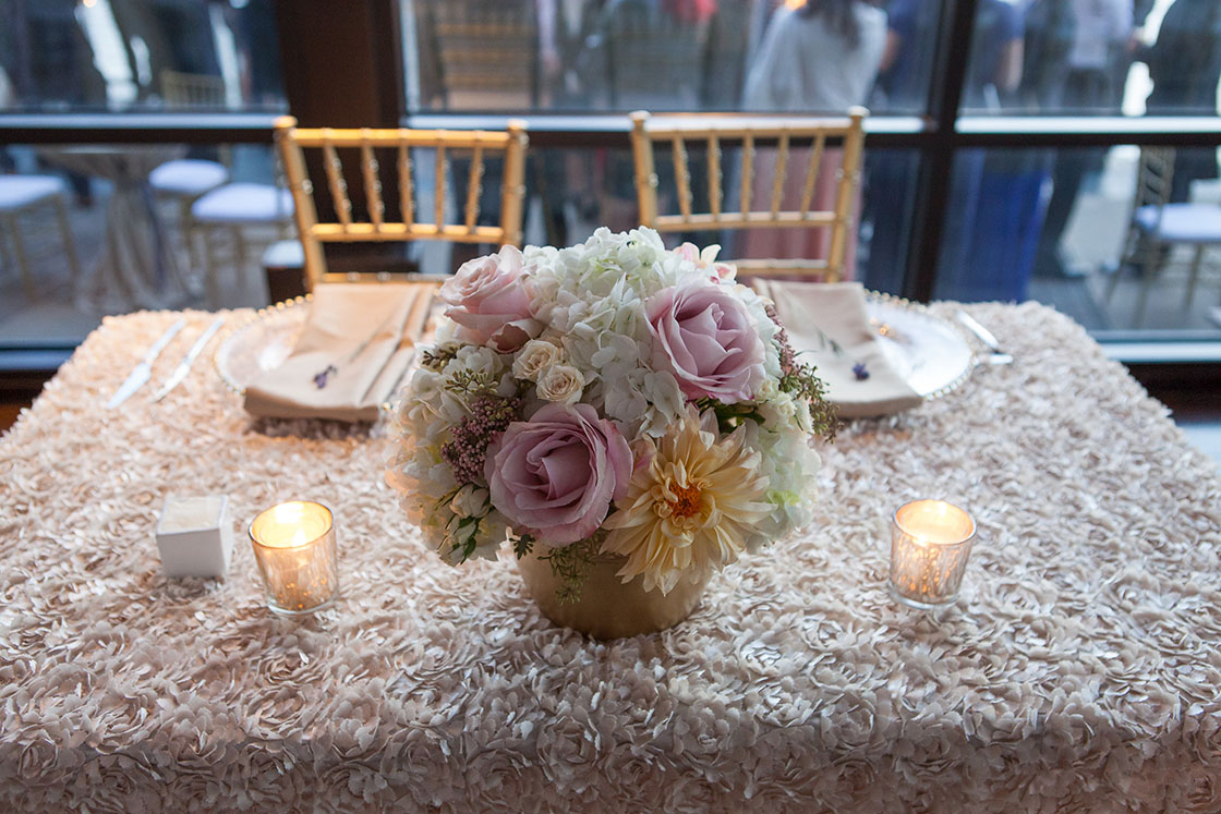 Romantic Wedding Sweetheart Table