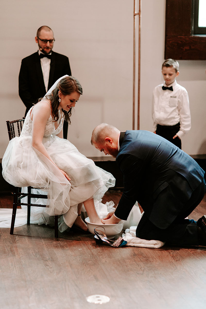 Cody Washing Andi's Feet