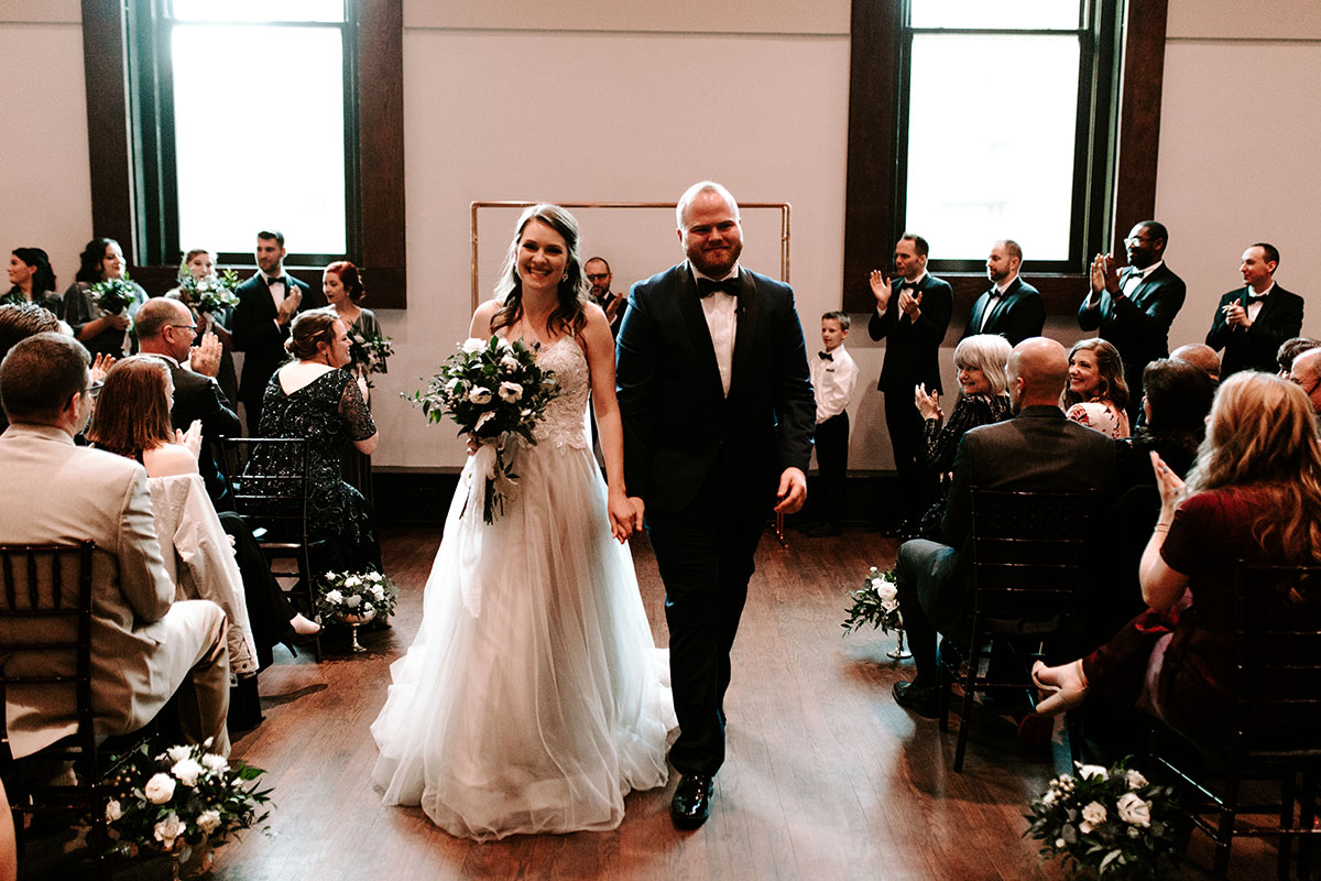 Andi and Cody's Winter Wedding Ceremony