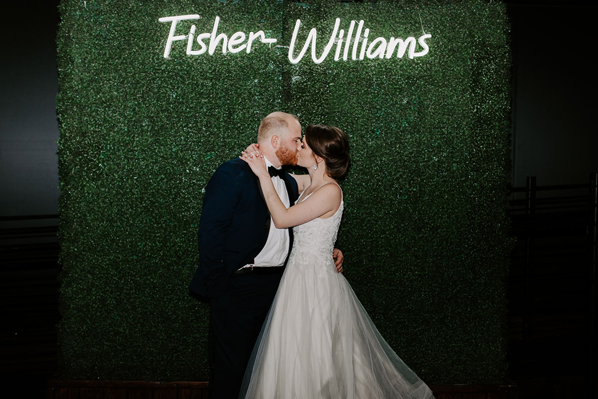 Andi and Cody's Winter Blue Wedding