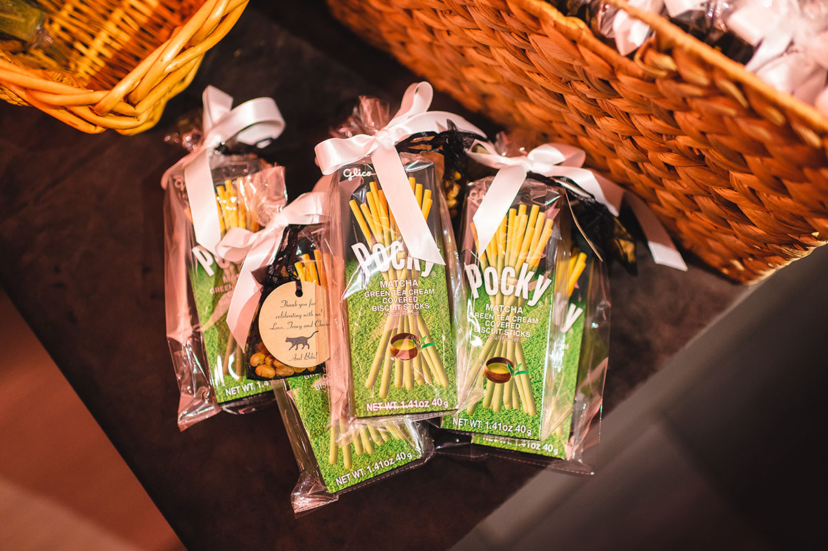 Pocky Wedding Favors