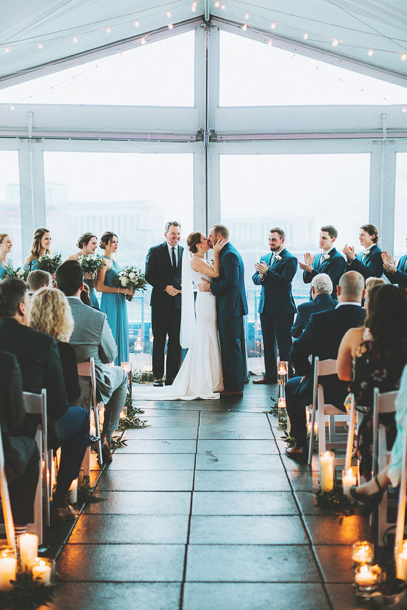 Megan + Broughton's Classic Winter Wedding Infinity Hospitality