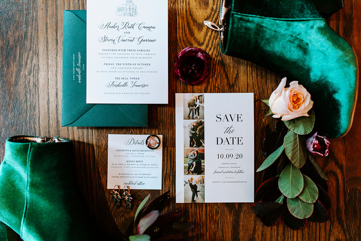 Amber and Steven's Invitation Suite