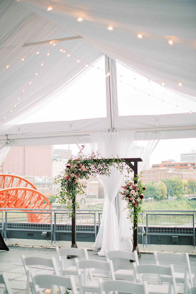 Brennan + Kyle's Rooftop Ceremony