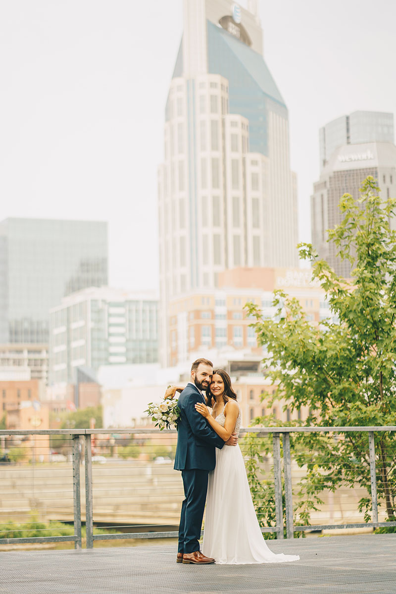 Courtney and Mike's Rooftop Elopement