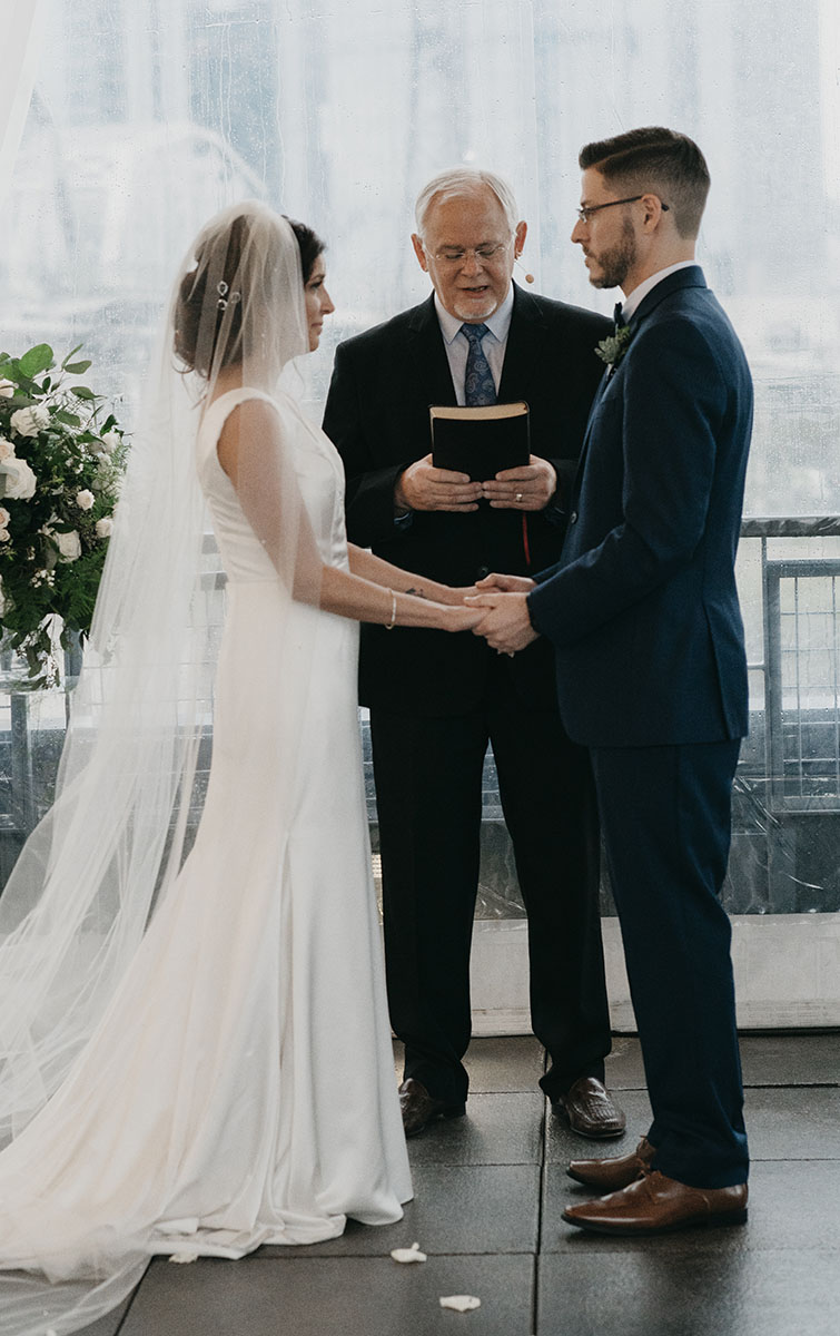 Megan and Justin at The Altar