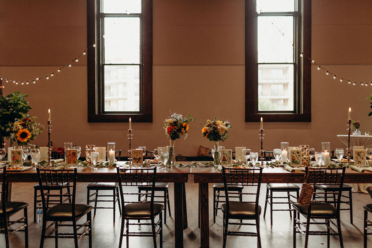 Reception Table Setup