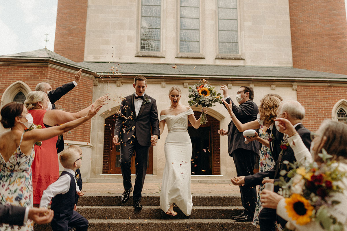 Savannah and Jack's Ceremony Exit