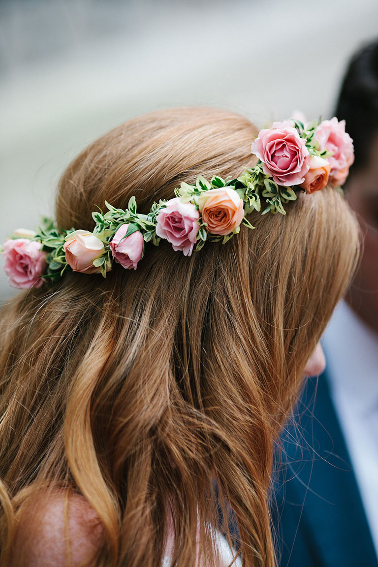 Summer Wedding Bridal Flower Crown