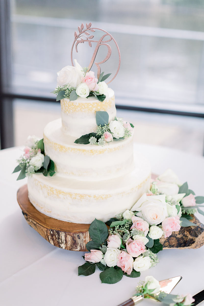 Presley and Cory's Wedding Cake