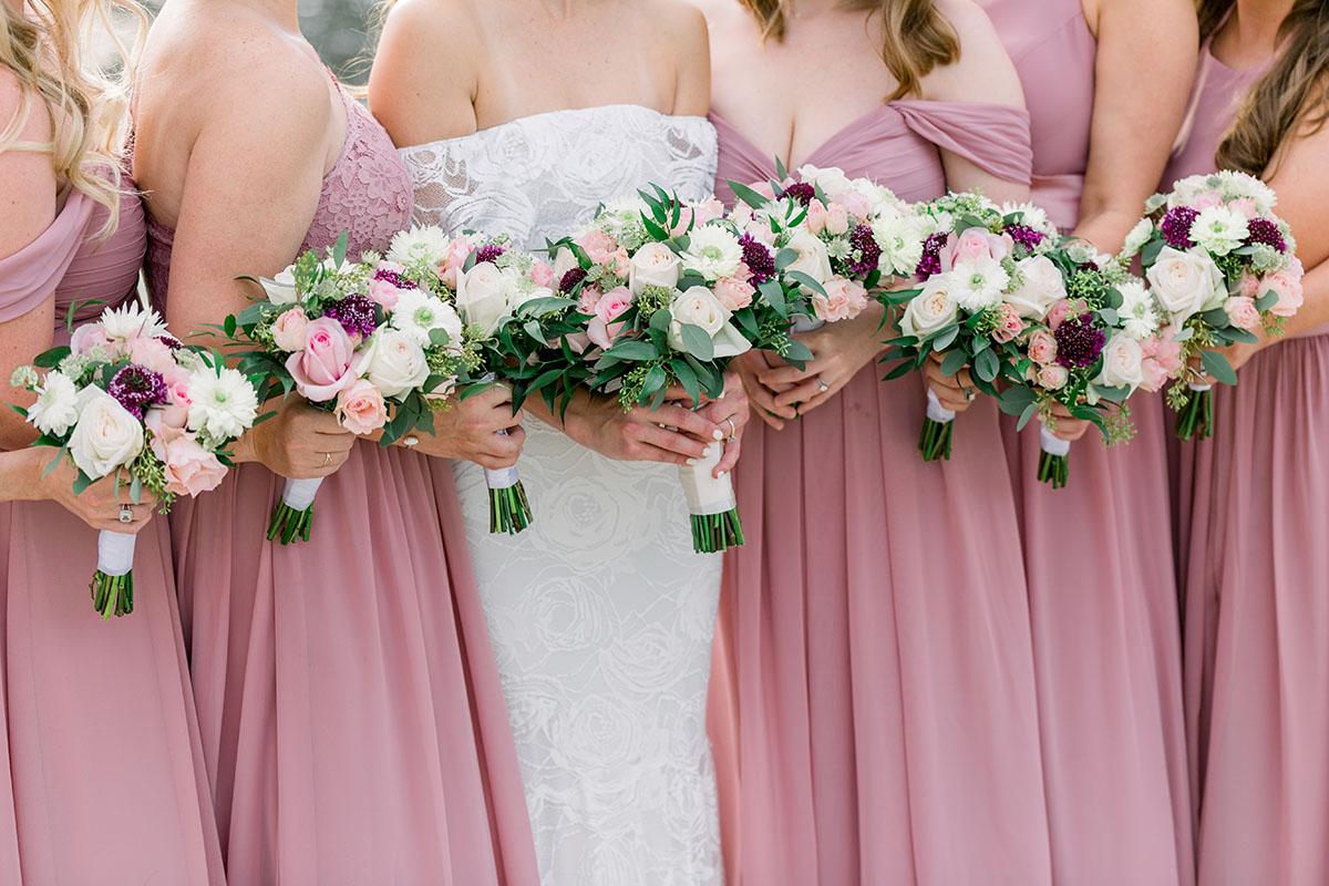 Presley's Pink Bridesmaids