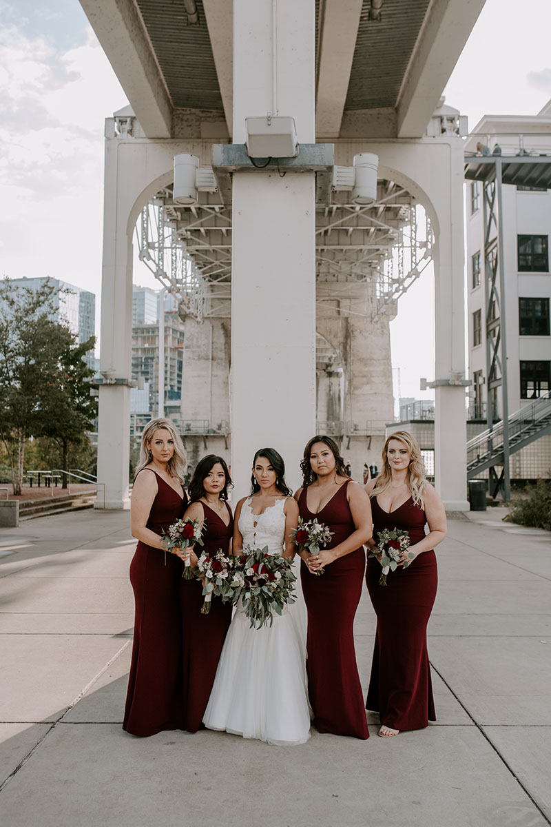 Mylyn and Her Bridesmaids