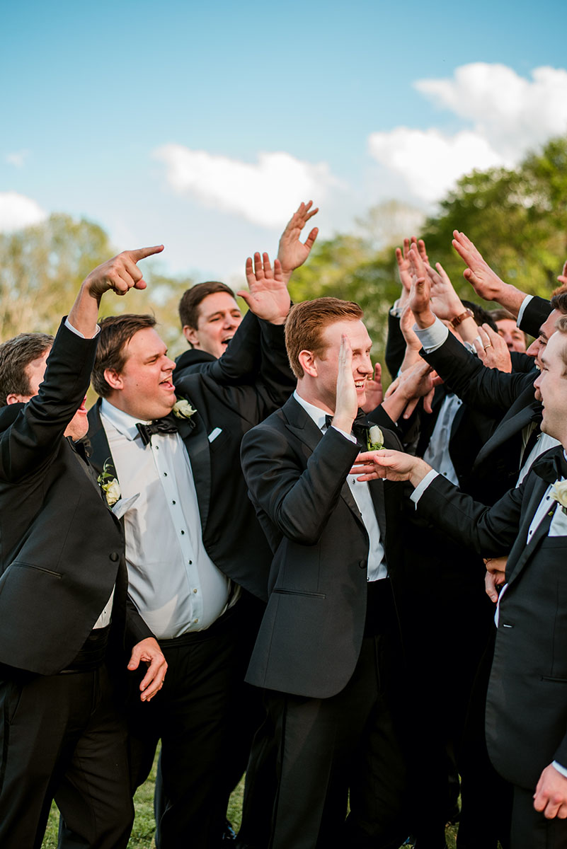 Tommy and His Groomsmen