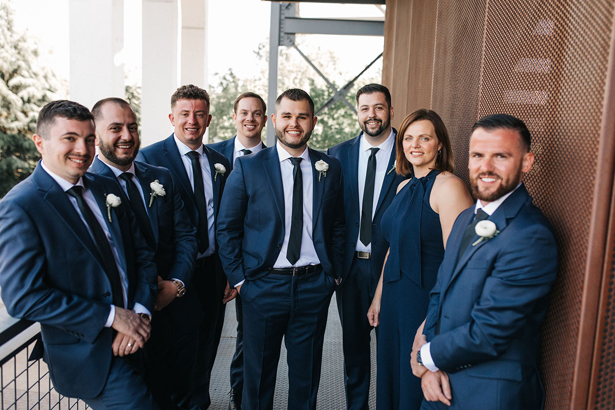 Zac and His Groomsmen