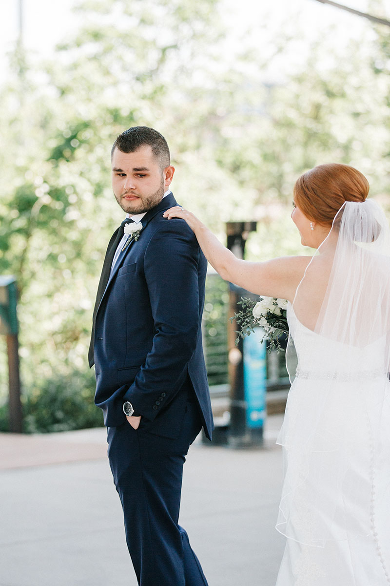 Claire and Zac's First Look