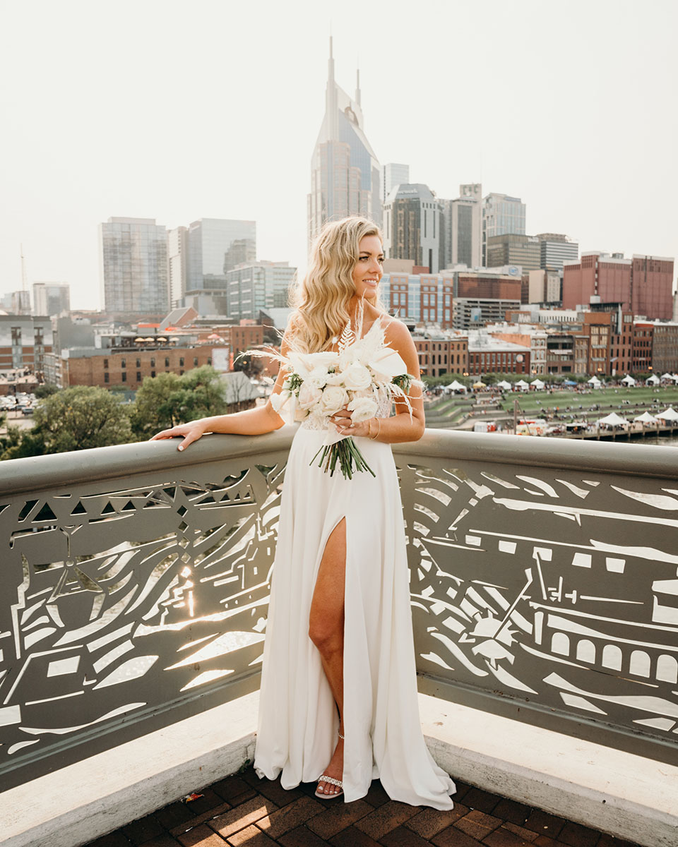 Bride in Downtown Nashville
