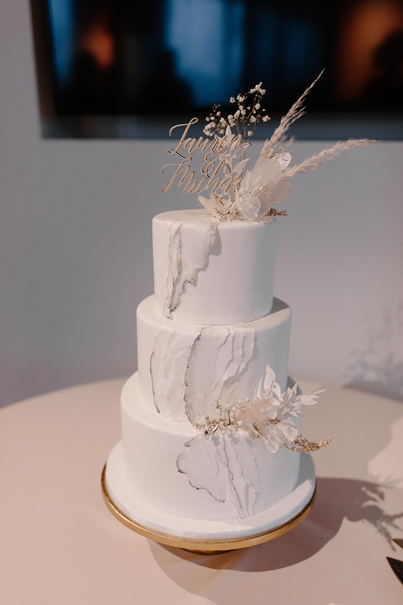 Lauren and Michael's Wedding Cake