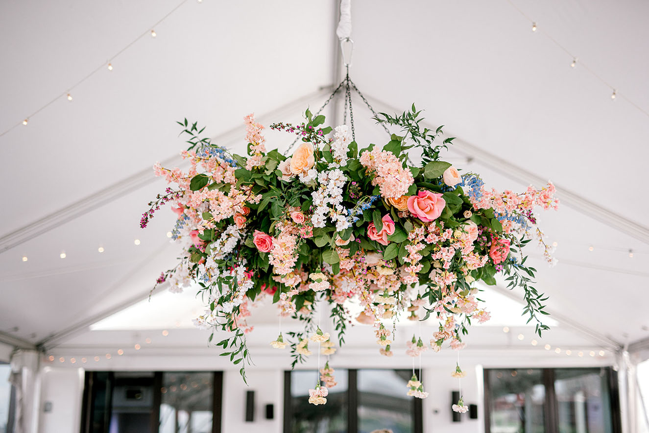 Floral Ring on Rooftop for Ceremony