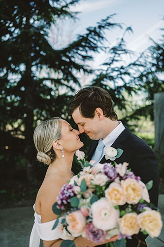 Emily and Tyler's Whimsical Wisteria Wedding in Downtown Nashville Tennessee